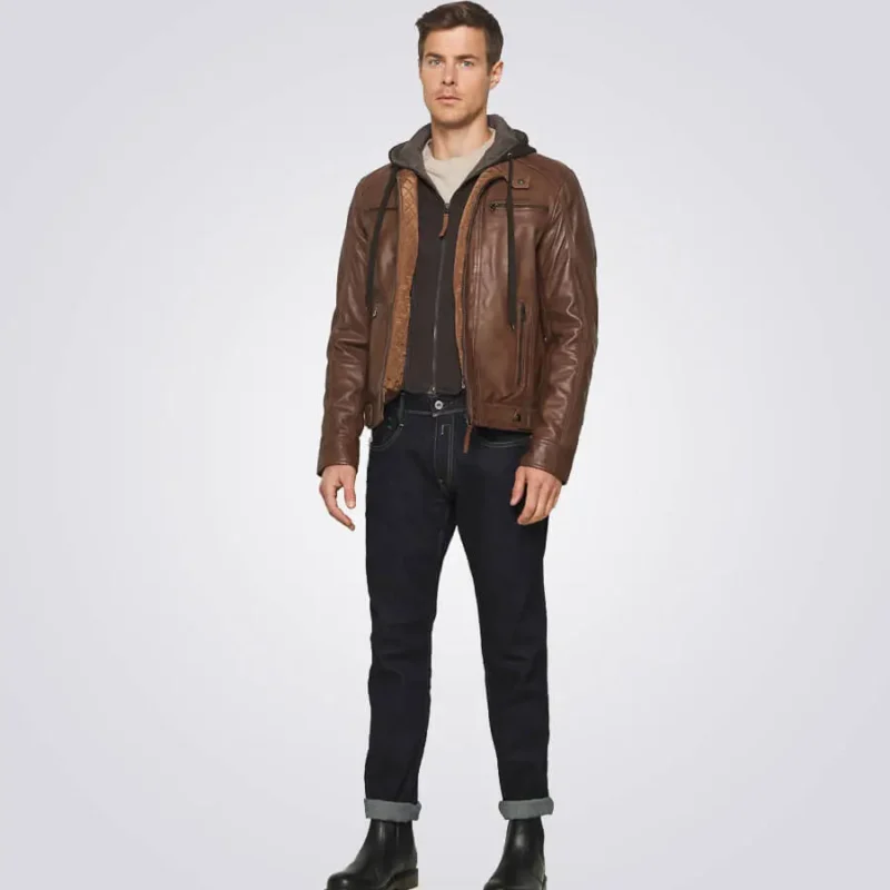 Dylan-Brown-Biker-Hooded-Leather-Jacket-full