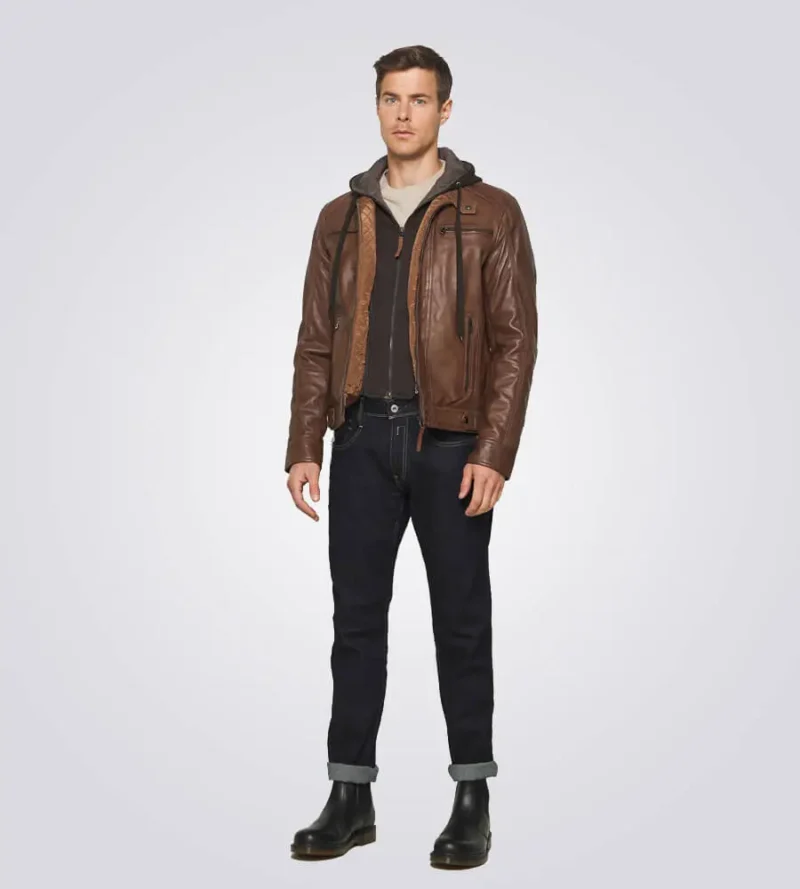 Dylan-Brown-Biker-Hooded-Leather-Jacket-full