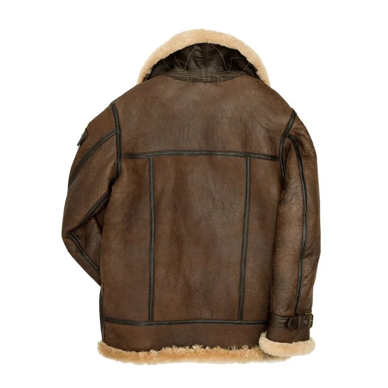 Mens-Brown-B3-Flying-Aviator-Shearling-Sheepskin-Leather-Jacket-2