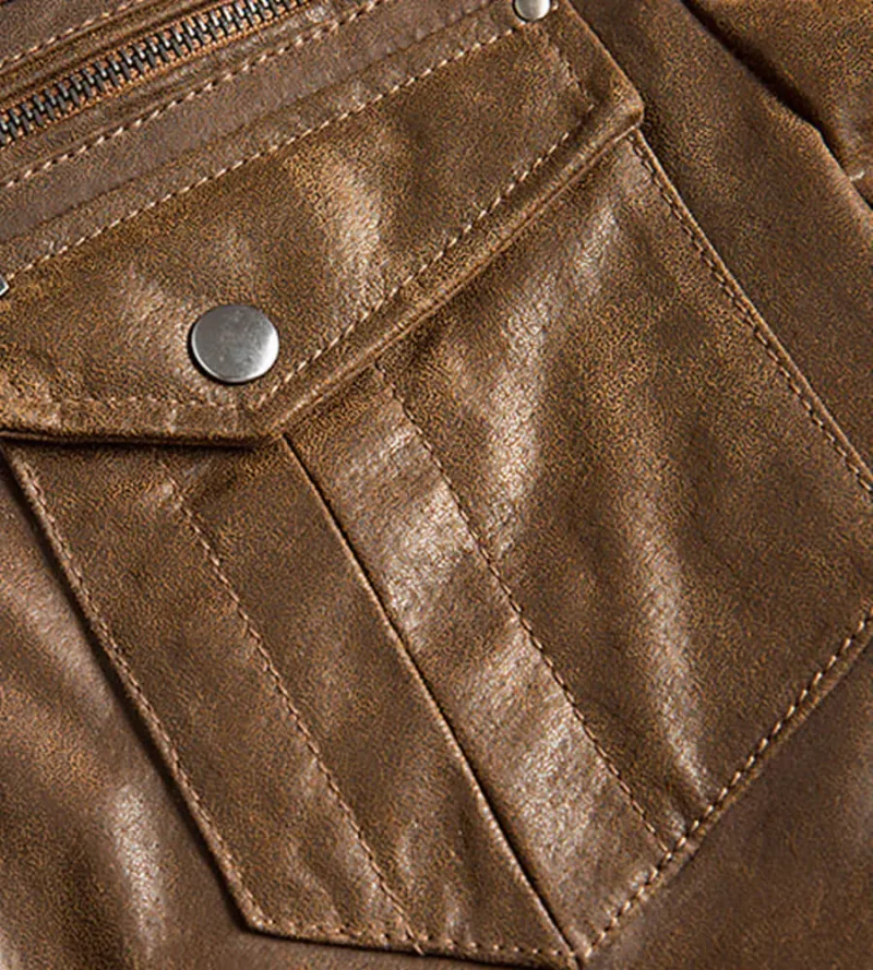 Mens-Brown-Boomber-Leather-Jacket-detail-002-1