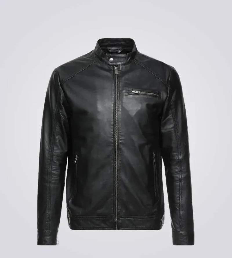 Mens-Classic-Black-Cafe-Racer-Leather-Jacket-02