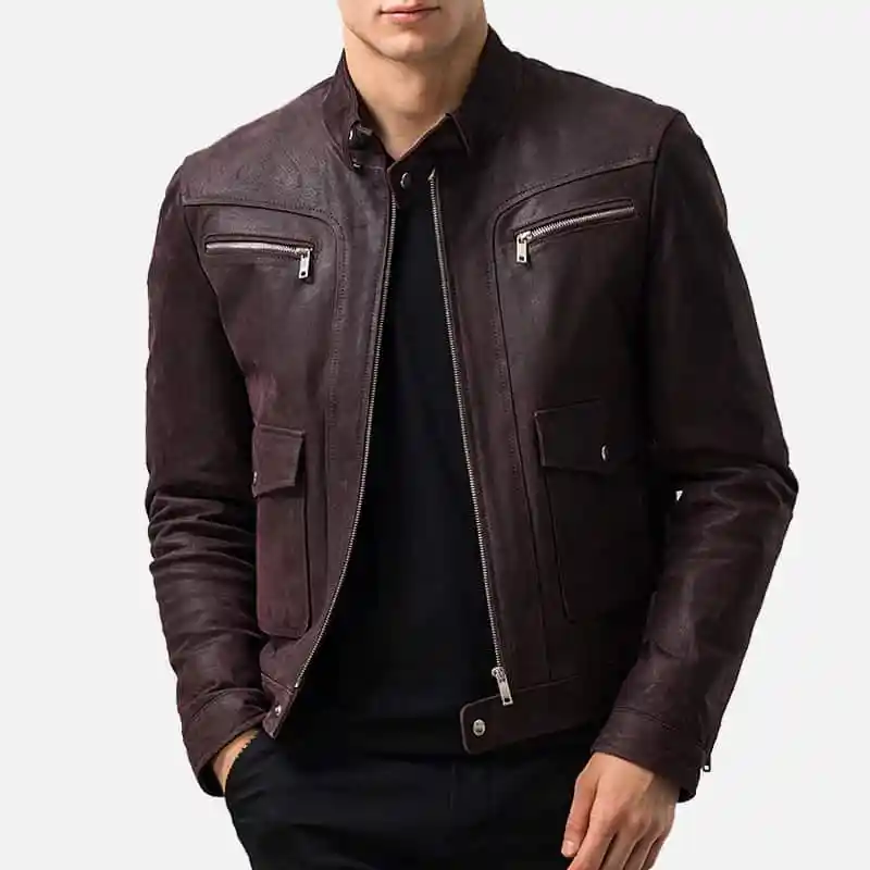 Mens-Dark-Maroon-Leather-Jacket-01