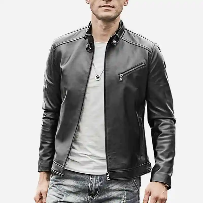 Mens-Simple-Black-Leather-Jacket-0007-1