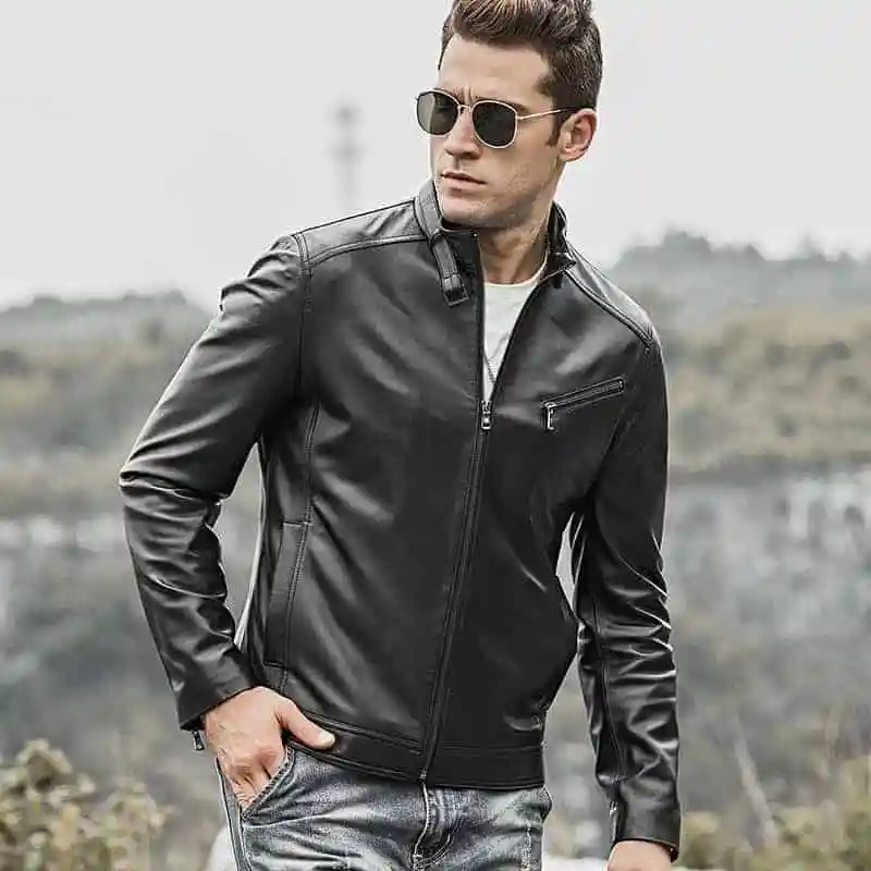 Mens-Simple-Black-Leather-Jacket-0007-1