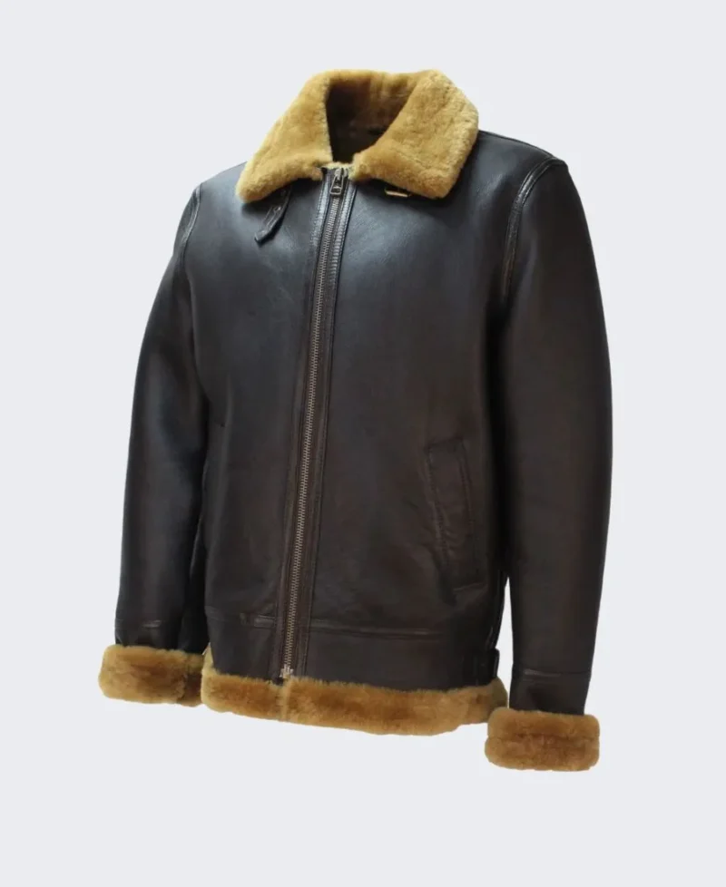 Moto-Collar-Shearling-Leather-Jacket-for-Men-1