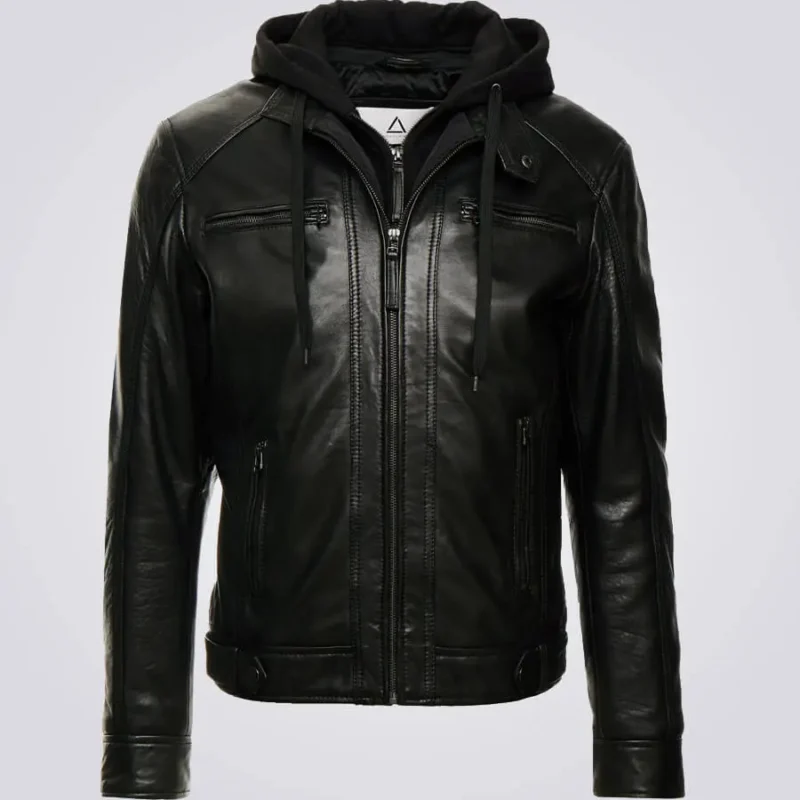 Nils-Black-Hooded-Biker-Jacket-02