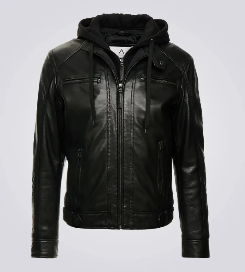 Nils-Black-Hooded-Biker-Jacket-02