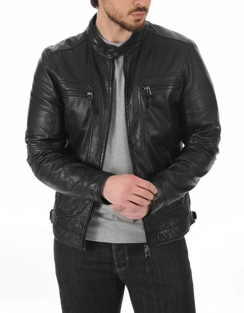 Summit-Black-Leather-Biker-Jacket-2-2