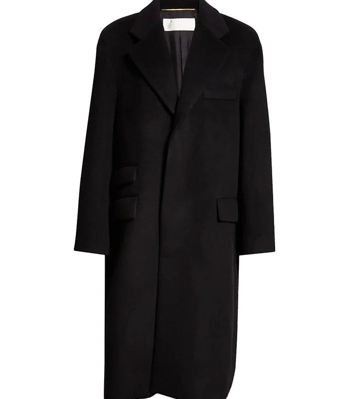 Black Premium Oversize Wool Coat