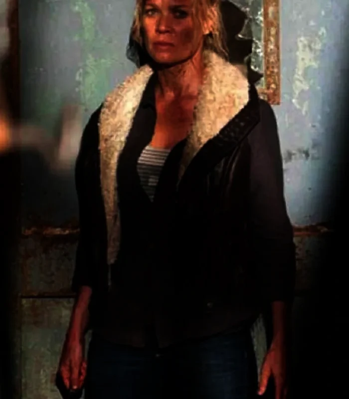 Buy Andrea Laurie Holden The Walking Dead Brown Leather Vest