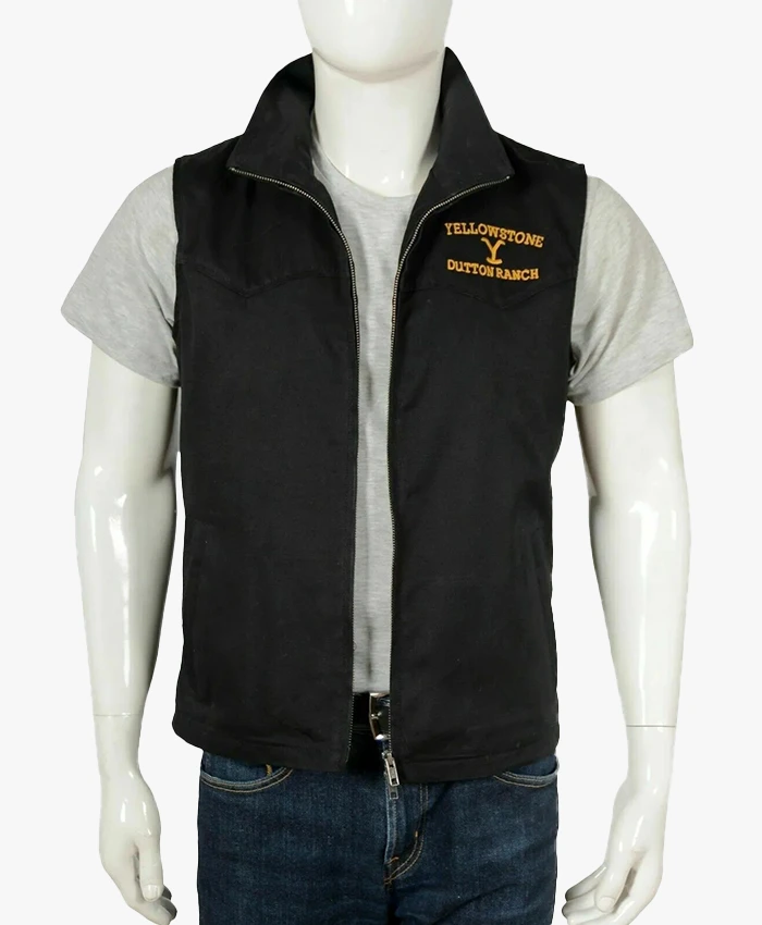 Buy John Dutton Black Vest