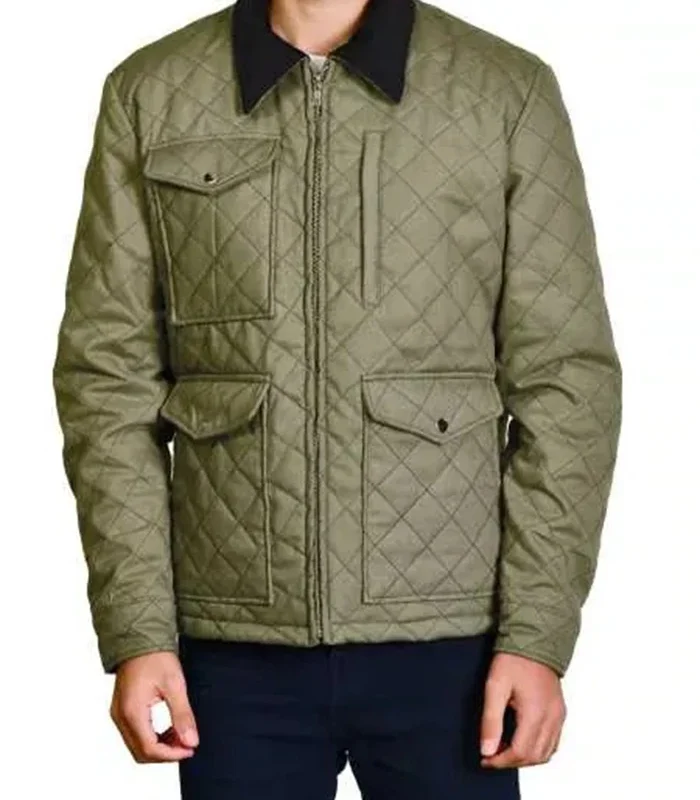 Buy John Dutton Green Quilted Jacket