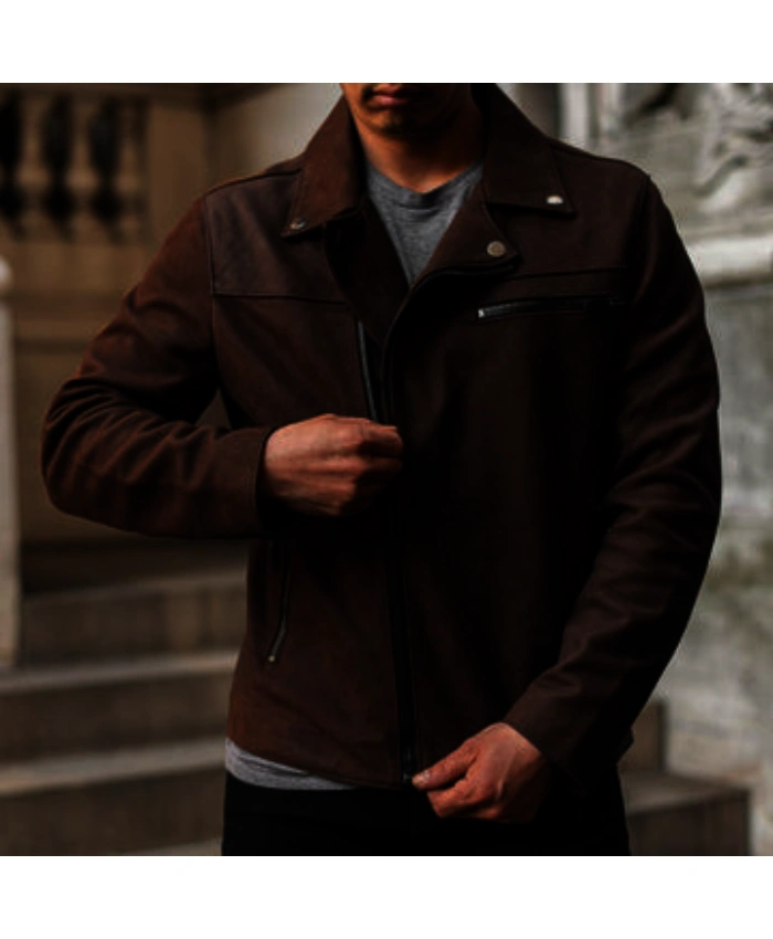 Buy Mens Buffalo Brown Biker Leather Jacket