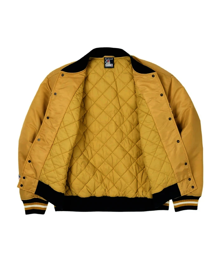 Buy Palace Gold The Arena Satin Varsity Jacket