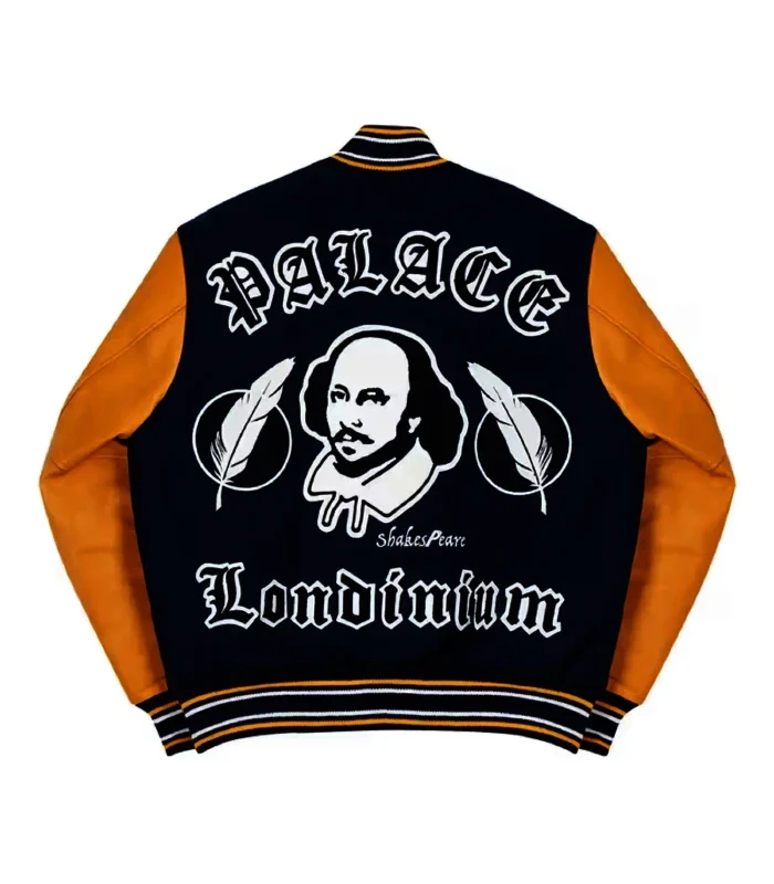 Buy Palace Navy & Yellow As You Like It Varsity Jacket