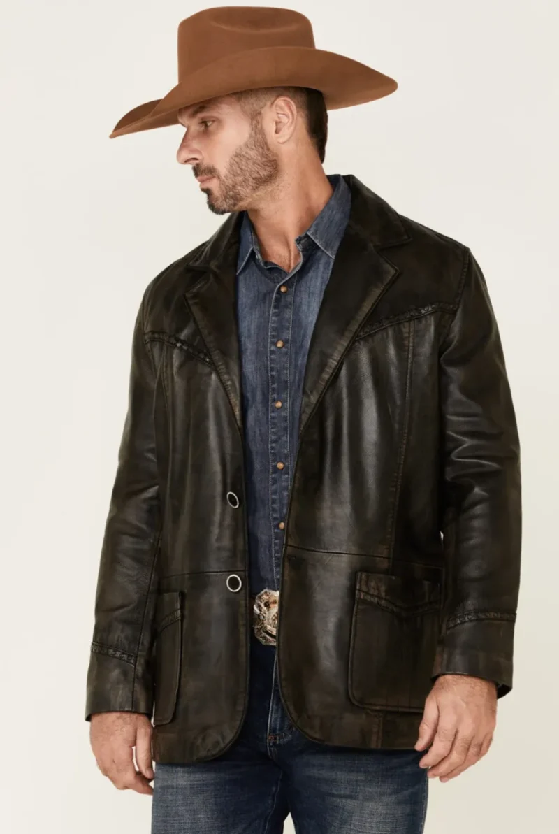 Leather-Western-Blazer