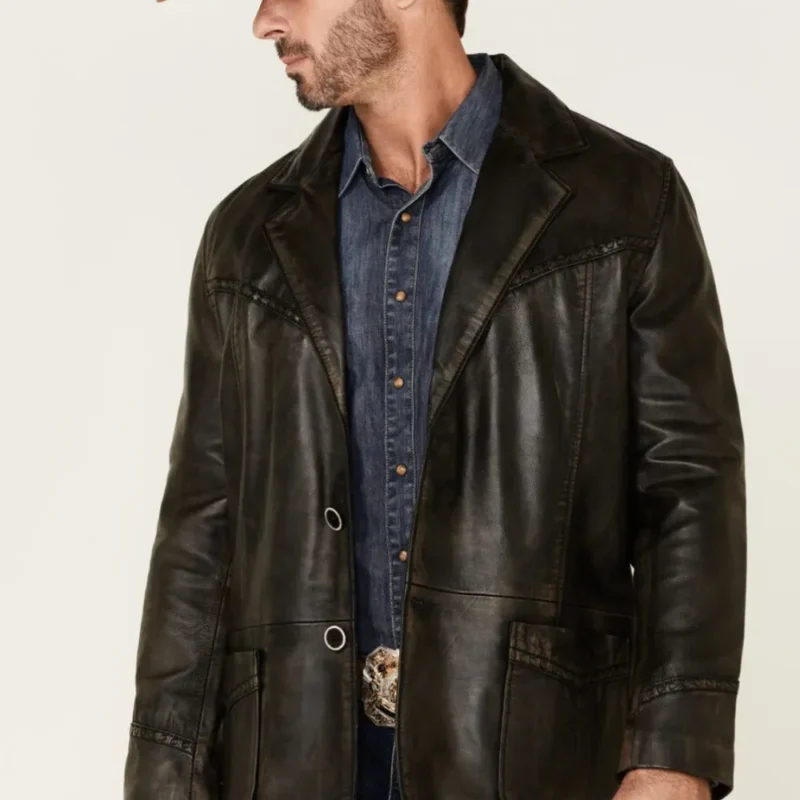 Leather-Western-Blazer