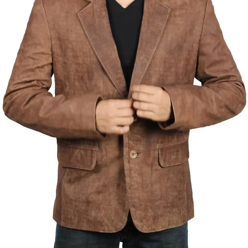 Men-Brown-Suede-Leather-Blazer-and-Leather-Sport-Coat