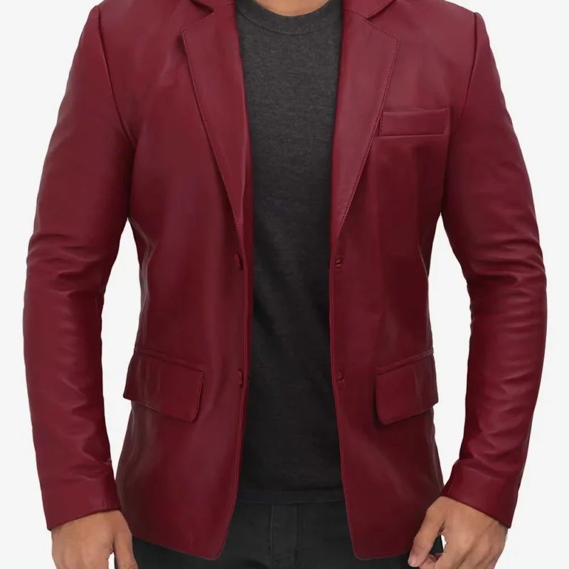 Mens-Casual-Maroon-Leather-Blazer-and-Leather-Sport-Coat-1