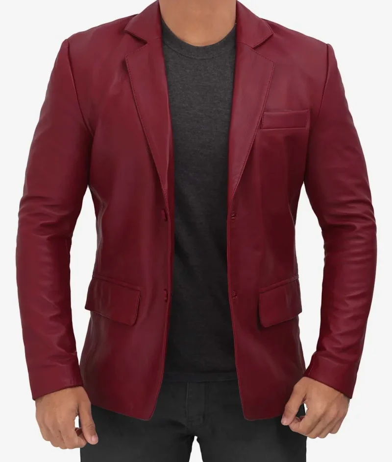 Mens-Casual-Maroon-Leather-Blazer-and-Leather-Sport-Coat-1