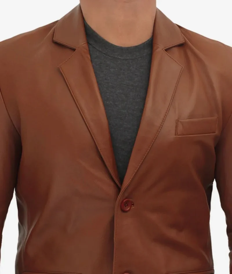 Mens-Classic-Brown-Leather-Blazer-and-Leather-sport-coat