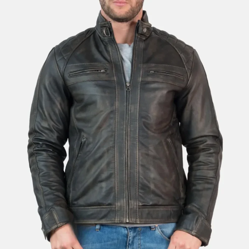 Mens-Vintage-Black-Quilted-Shoulder-Biker-Leather-Jacket-–-Triumph