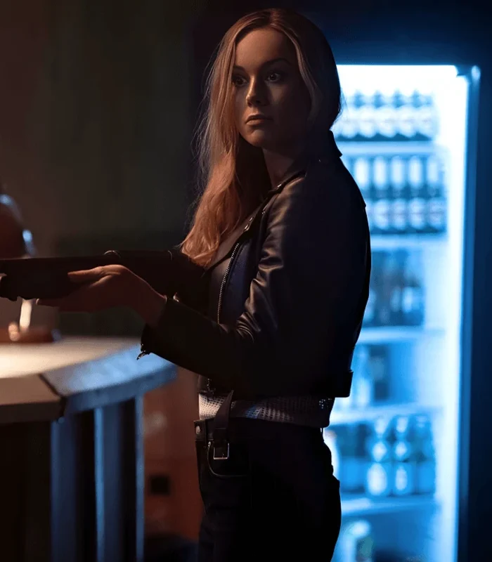 Order Brie Larson Fast X 2023 Black Leather Jacket