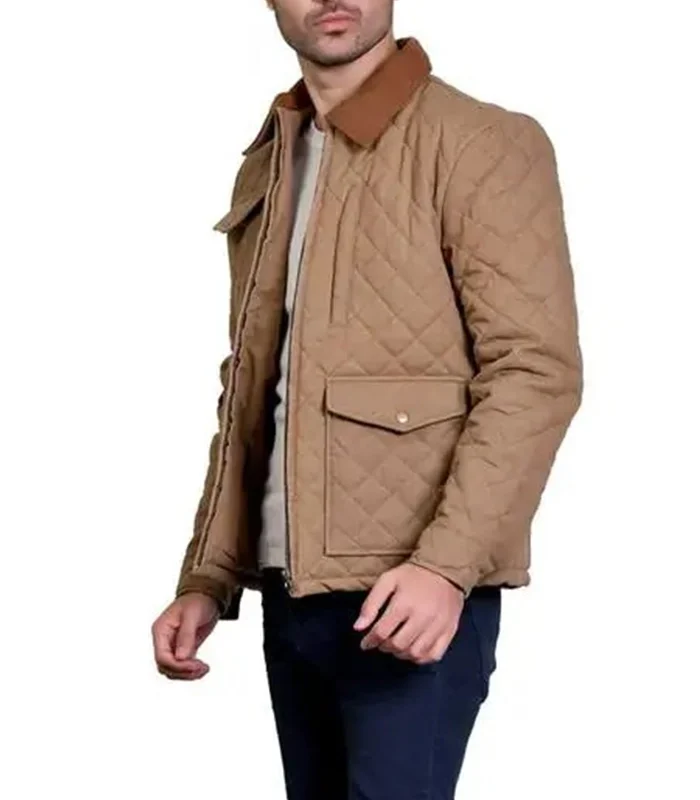 Order John Dutton Brown Quilted Jacket