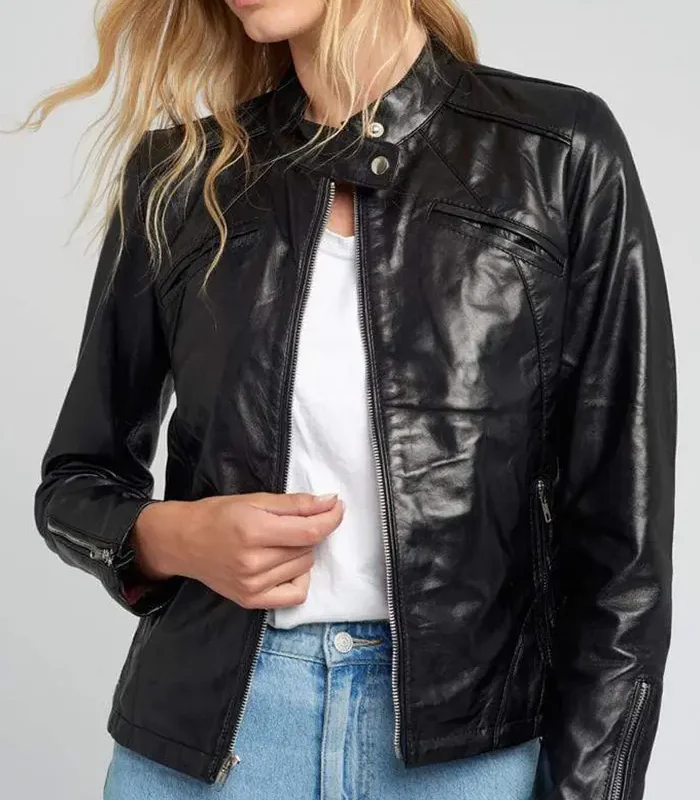 Womens Black Leather Jackets