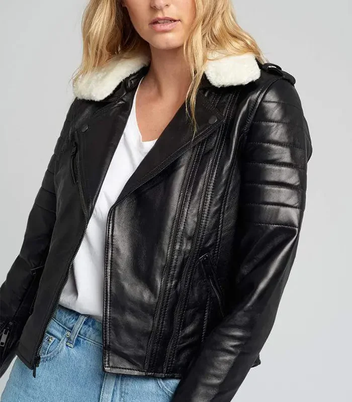 Womens Shearling Leather Jackets