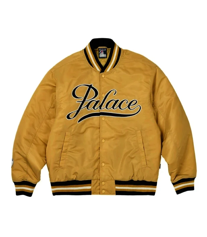 Palace Gold The Arena Satin Varsity Jacket