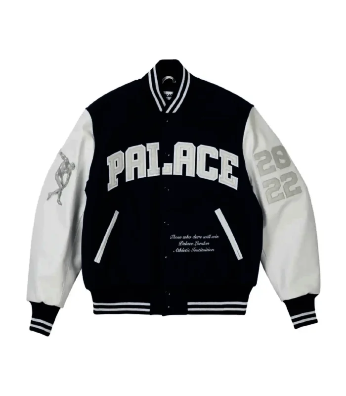 Palace Navy & White Greek Varsity Jacket