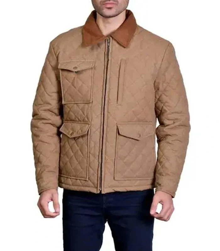 Purchase John Dutton Brown Quilted Jacket