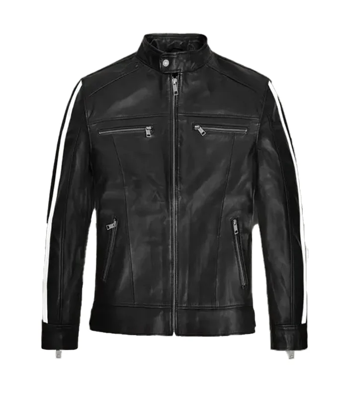 Purchase Resident Evil Leon Kennedy Vendetta Black Leather Jacket