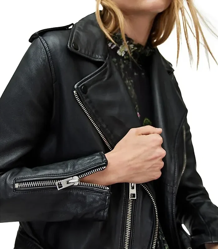 Purchase Saks Fifth Avenue Biker Leather Jacket