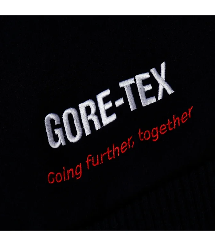 Shop Gore-tex Palace X Going Further Black & Gold Varsity