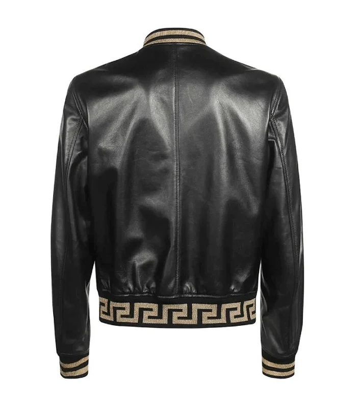 Shop Maximilian Ted Lasso S03 Black Bomber Jacket