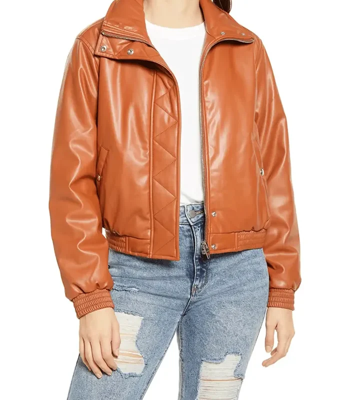 Womens Bomber Leather Jackets