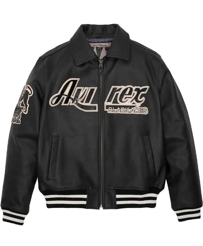 Avirex Black Aces A-2 Jacket