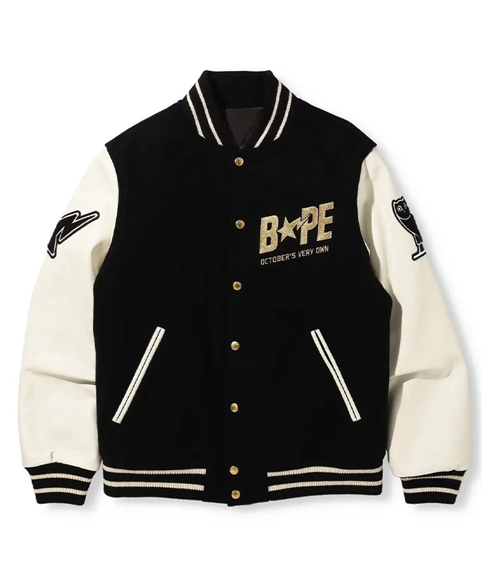 Bape x OVO Varsity Jacket