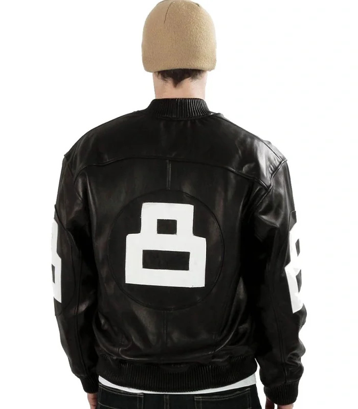 Buy David Puddy Black Seinfeld 8 Ball Jacket