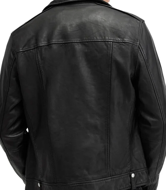 Buy Mens Asymmetric Zip Biker Leather Jacket