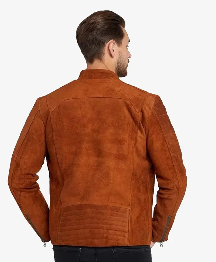 Buy Men’s Brown Biker Suede Leather Jackets