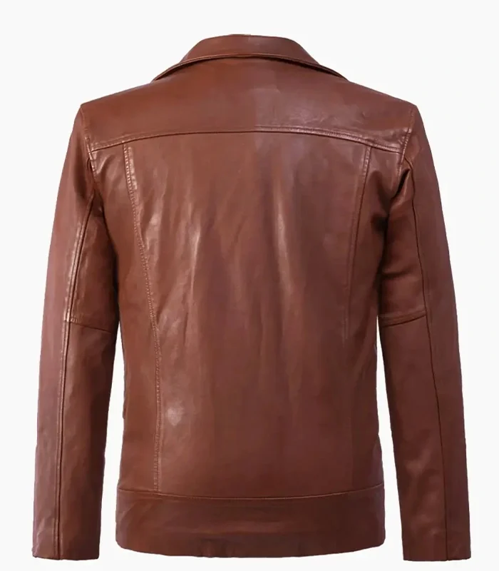 Buy Mens Canyon Brown Biker Leather Jacket