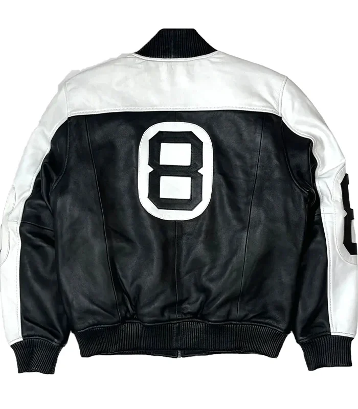 Buy The 8 Ball Original Bomber Jacket Black & White