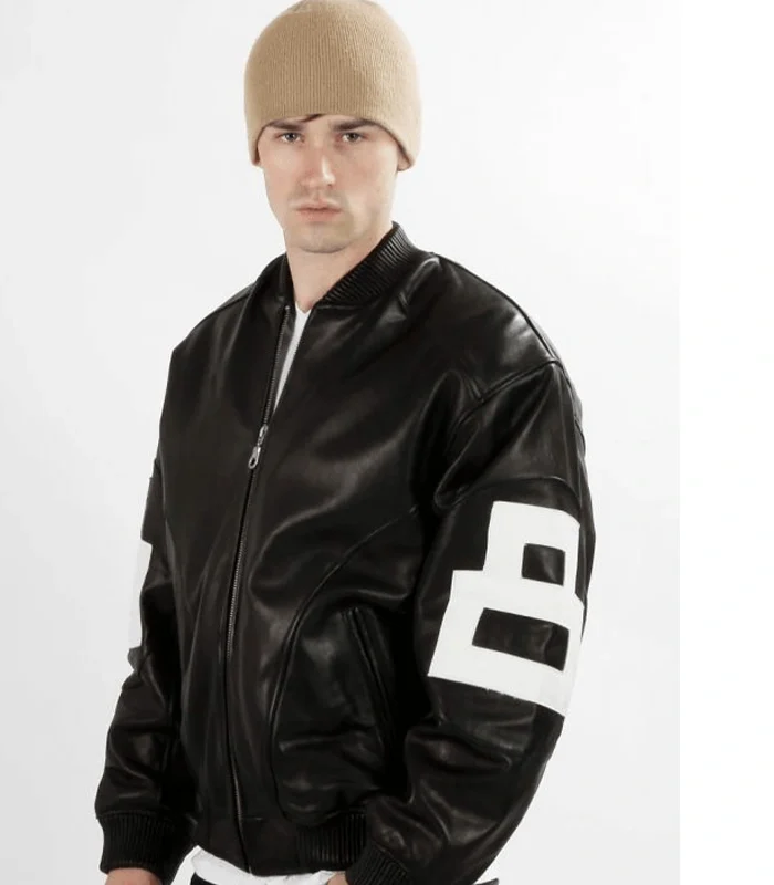 David Puddy Black Seinfeld 8 Ball Jacket