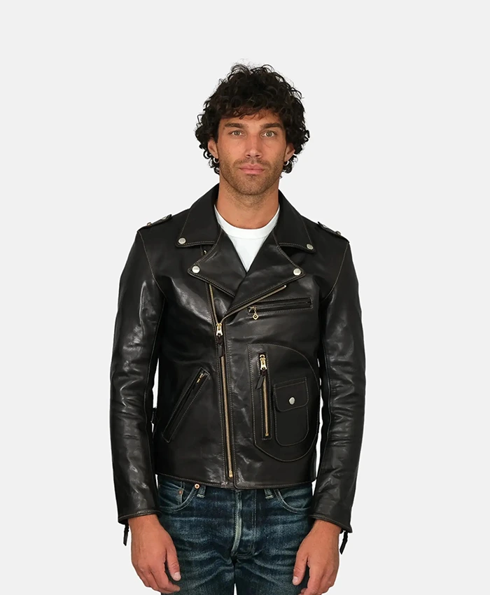 Men's Double Rider Leather Jacket