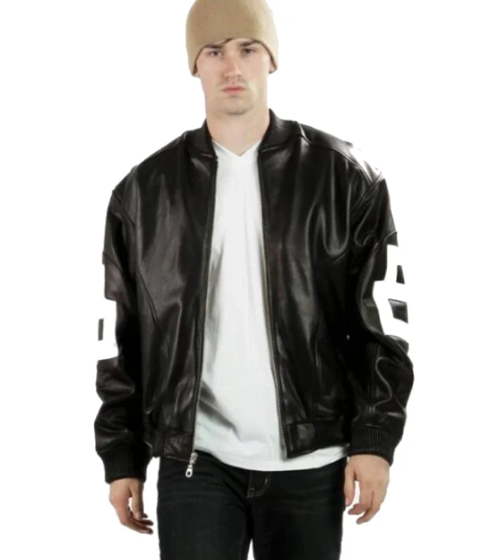 Purchase David Puddy Black Seinfeld 8 Ball Jacket