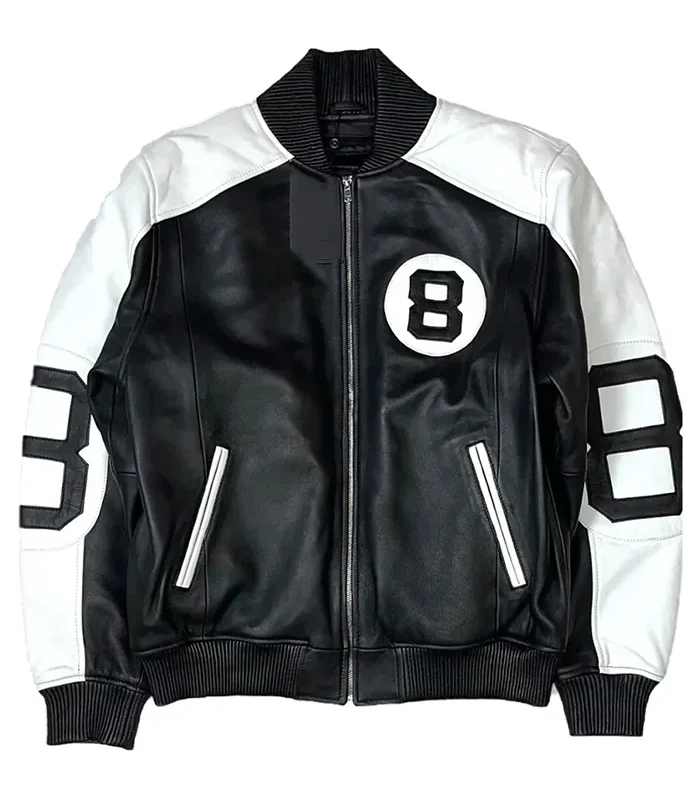 The 8 Ball Original Bomber Jacket Black & White